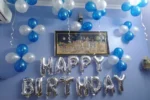 Blue White Balloon Surprise - Image 2