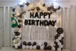 Classic Black and White Birthday Decor